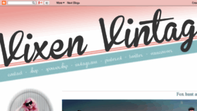 What Vixen-vintage.com website looked like in 2015 (9 years ago)