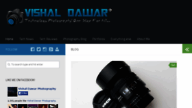What Vishaldawar.com website looked like in 2015 (9 years ago)