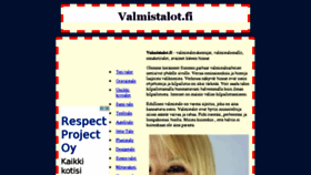 What Valmistalot.fi website looked like in 2015 (9 years ago)