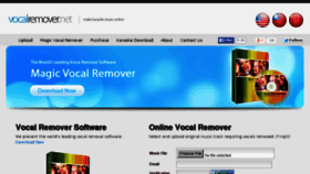 What Vocalremover.net website looked like in 2015 (9 years ago)