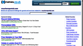 What Vouchersportal.com website looked like in 2015 (11 years ago)