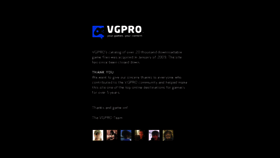 What Vgpro.com website looked like in 2015 (9 years ago)