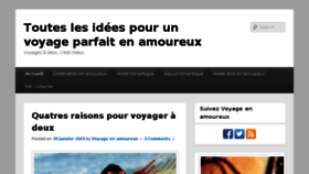 What Voyage-en-amoureux.com website looked like in 2015 (9 years ago)