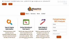 What Vivosweb.com website looked like in 2015 (9 years ago)