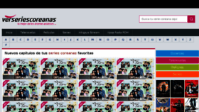 What Verseriescoreanas.com website looked like in 2015 (9 years ago)