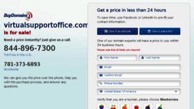 What Virtualsupportoffice.com website looked like in 2015 (9 years ago)