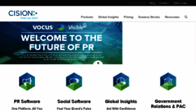 What Vocus.com website looked like in 2015 (9 years ago)