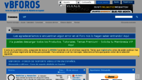 What Vbforos.com website looked like in 2015 (9 years ago)