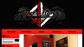 What Vapor-mania.com website looked like in 2015 (9 years ago)