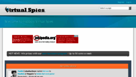 What Virtualspies.com website looked like in 2015 (9 years ago)