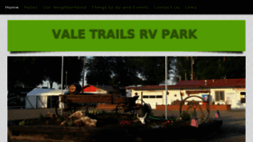 What Valetrailsrvpark.com website looked like in 2015 (9 years ago)