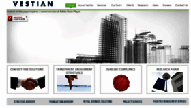 What Vestianglobal.com website looked like in 2015 (9 years ago)