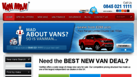 What Vanman.co.uk website looked like in 2015 (8 years ago)