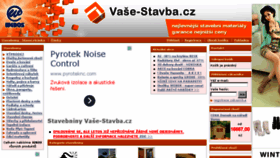 What Vase-stavba.cz website looked like in 2015 (8 years ago)