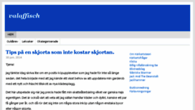 What Valaffisch.se website looked like in 2015 (9 years ago)