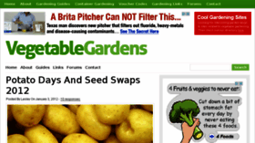 What Vegetable-gardens.co.uk website looked like in 2015 (8 years ago)