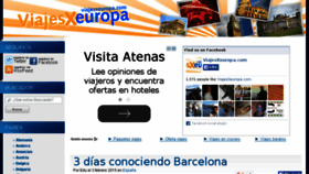 What Viajesxeuropa.com website looked like in 2015 (9 years ago)
