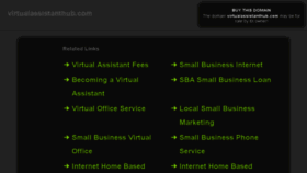 What Virtualassistanthub.com website looked like in 2015 (9 years ago)