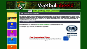 What Voetbalinbeeld.nl website looked like in 2015 (10 years ago)