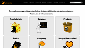 What Vogella.de website looked like in 2015 (11 years ago)