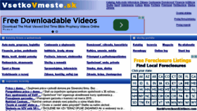 What Vsetkovmeste.sk website looked like in 2015 (8 years ago)