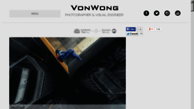 What Vonwong.com website looked like in 2015 (8 years ago)