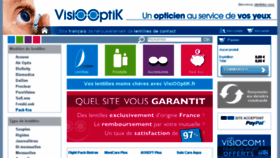 What Visiooptik.fr website looked like in 2015 (9 years ago)