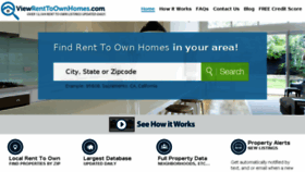 What Viewrenttoownhomes.com website looked like in 2015 (8 years ago)