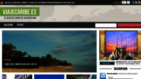 What Viajecaribe.es website looked like in 2015 (9 years ago)