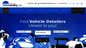 What Vehicledetailing.com website looked like in 2015 (10 years ago)