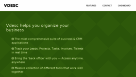 What Vdesk.in website looked like in 2015 (10 years ago)