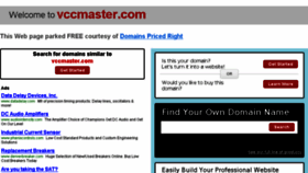 What Vccmaster.com website looked like in 2015 (8 years ago)