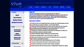 What V7soft.net website looked like in 2015 (10 years ago)