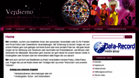 What Verdiemo.com website looked like in 2015 (8 years ago)