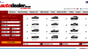 What Vehicletrader.co.za website looked like in 2015 (8 years ago)