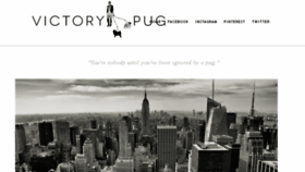 What Victorypug.com website looked like in 2015 (8 years ago)