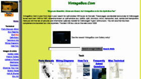 What Vintagebus.com website looked like in 2015 (8 years ago)