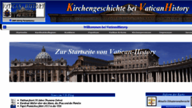 What Vaticanhistory.de website looked like in 2015 (8 years ago)