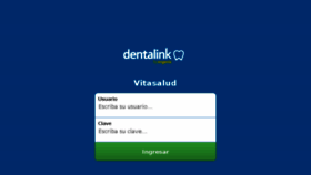 What Vitasalud.dentalink.cl website looked like in 2015 (8 years ago)