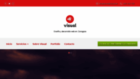 What Visual.es website looked like in 2015 (8 years ago)
