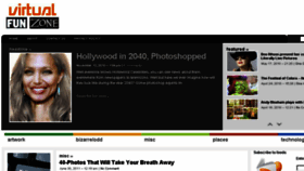 What Virtualfunzone.com website looked like in 2015 (8 years ago)