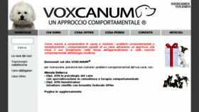 What Voxcanum.ch website looked like in 2015 (8 years ago)