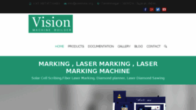 What Visionmachinery.in website looked like in 2015 (8 years ago)