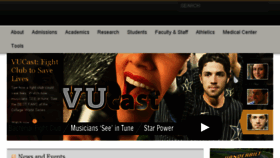 What Vanderbilt.com website looked like in 2015 (8 years ago)