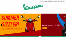 What Vespausa.com website looked like in 2015 (8 years ago)