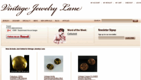 What Vintagejewelrylane.com website looked like in 2015 (8 years ago)