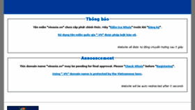 What Vinasia.vn website looked like in 2015 (8 years ago)