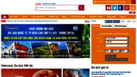 What Vietravel-vn.com website looked like in 2015 (8 years ago)