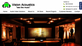 What Vision-acoustics.com website looked like in 2015 (8 years ago)