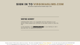What Virginiaslims.com website looked like in 2015 (8 years ago)